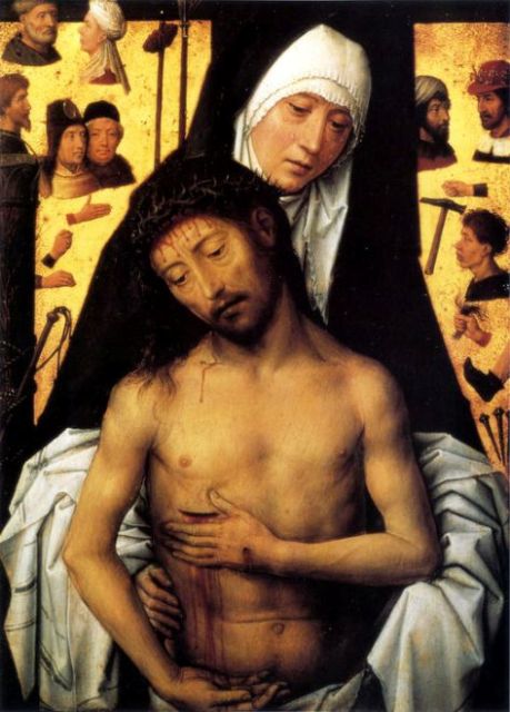Hans Memling - Virgin showing the Man of sorrows